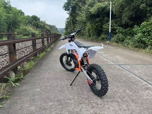 Moto tout-terrain adulte à suspension, batterie lithium 72V 30AH, roues 14/17, autonomie 80km, 6kW, moto personnalisée - Product Image 4