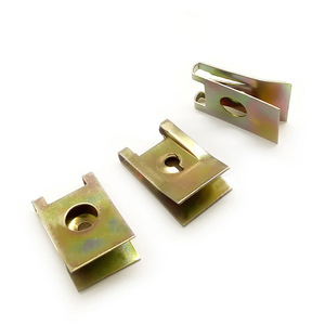 Universal Self Tapping Clamp M5 M6 Engine Mount Bracket Screw Hole Threaded <b>Car</b> Fixing Base Metal <b>Clip</b> - Product Image 2