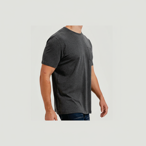 Camisetas de punto para hombre Ringer, 100% poliéster, informales, transpirables, de secado rápido, con bolsillo - Product Image 1