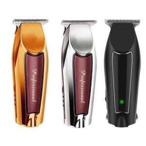 Tondeuse à cheveux rechargeable ergonomique en acier inoxydable avec logo personnalisé, modèle explosif, machine à couper les cheveux pour hommes, portable, pour <span class=keywords><strong>barbe</strong></span> - Product Image 2