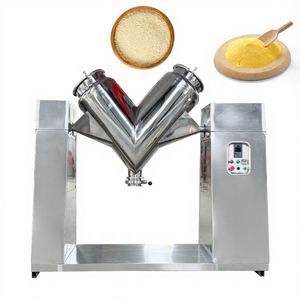 Mélangeur de poudre à moteur AC de type V avec acier inoxydable SUS304 pour la farine, les épices, les poudres chimiques, usage industriel - Product Image 1