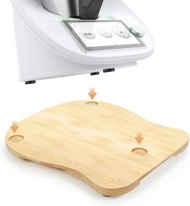 Pièces pour robot de cuisine <span class=keywords><strong>Planche</strong></span> coulissante pour Thermommix TM6 TM5, <span class=keywords><strong>planche</strong></span> coulissante en bois, curseur avec poignées ergonomiques - Product Image 3