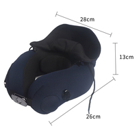 Olyi Coussin de massage électrique Shiatsu pour le cou, gonflable, portable, avec lumière rouge chauffante, capuche détachable, boucle, OEM CE