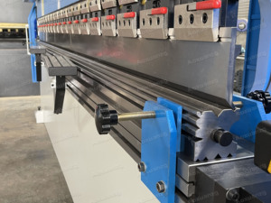 Nhà máy 3D lập trình da69t 8 + 1 trục Báo Chí phanh 3200mm Y1 Y2 Z1 Z2 X2 R1 R2 100 tấn CNC Báo Chí uốn giá máy - Product Image 5