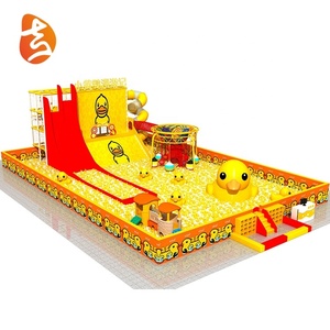 Nhỏ vui đầy màu sắc trẻ em trò chơi thời thơ ấu Giấc Mơ bóng hồ bơi với trượt nhựa sân chơi trong nhà mềm chơi thiết bị - Product Image 5