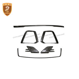 Garde-boue de protection en Fiber de carbone, accessoire pour pare-choc avant, lèvre, nouveau Range Rover Sport <span class=keywords><strong>Svr</strong></span>, livraison rapide - Product Image 5