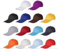 Gorras de Béisbol Personalizadas al por Mayor, Gorras Deportivas de Sarga de 5 Paneles sin Estructura, Lisas, Bordadas, Ajustables