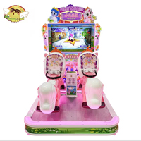 Machine de jeu vidéo de course de voiture d'arcade d'amusement d'intérieur avec l'accepteur de pièce