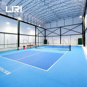 Structure de toit en acier pour extérieur avec couverture en tissu <span class=keywords><strong>PVC</strong></span>, tente de construction temporaire pour terrain de padel et de pickleball - Product Image 6