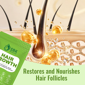 Gomitas de Alta Calidad Sin Gluten ni OMG para el Crecimiento del Cabello, Nutren el Cabello Debilitado, Reducen la Caída y Aumentan el Grosor del Cabello - Product Image 6
