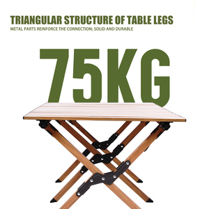 YEZHULIN Modern alüminyum alaşım katlanabilir masa açık kamp piknikler barbekü yumurta krep standları - Product Image 2