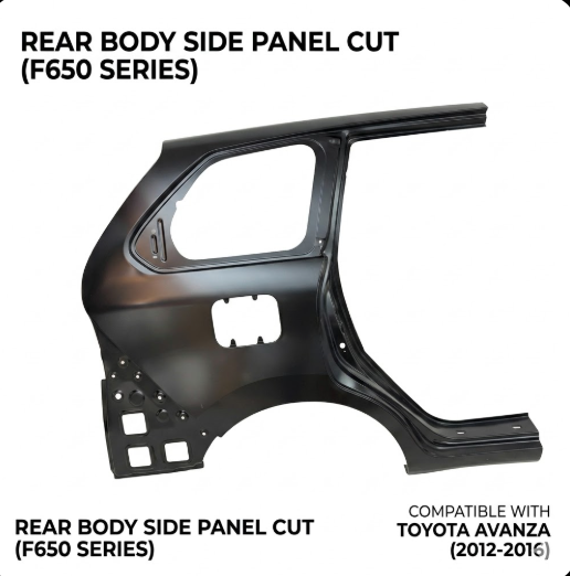 Rear Right Fender with Fuel Tank Cap Opening for 2016 for Toyota Avanza, Auto Body Sheet Metal Parts