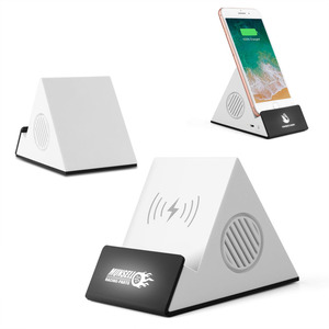 Loa Bluetooth Tùy Chỉnh Logo Nhà Máy ODM/OEM Kèm Bộ Sạc Không Dây Đế Điện Thoại Di Động Đế Sạc Di Động - Product Image 2