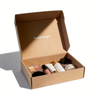 Caja de Embalaje de Cartón Corrugado para Cosméticos con Logotipo Personalizado y Diseño Gratuito, Caja de Envío Plegable para Productos de Belleza