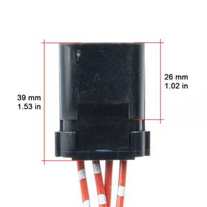 Connecteur étanche Delphi pour faisceau de câblage automobile à 4 broches F333900 - Product Image 5