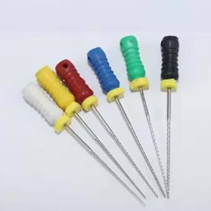 1 paquet (6 pièces) de limes K pour canal radiculaire endodontique dentaire à usage manuel 21mm/25mm #15-40 outils de dentiste Niti - Product Image 4