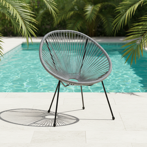 Silla de Comedor de Ratán y Metal para Jardín, Muebles Brito para Exteriores, Silla de Patio para Ocio, Precio al por Mayor - Product Image 5