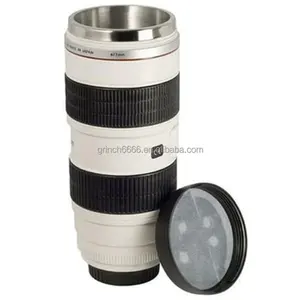 2024 ống kính zoom du lịch Mug máy ảnh 70-200mm F2.8 là ống kính Mug ống kính cốc cà phê 17oz với thép không gỉ Mug nội thất