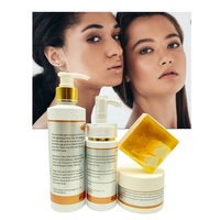 Kits de Cuidado Corporal Aclarante de Cítricos de Marca Privada OEM, Extracto de Fruta de Glutatión, Elimina Manchas Oscuras, Blanqueamiento, Set de Cuidado de la Piel Orgánico