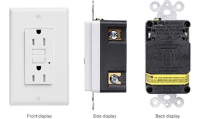 ETL A Énuméré 15A GFCI TR Prise avec Mise À La Terre Neutre électrique prise de courant alternatif 220V sortie - Product Image 4