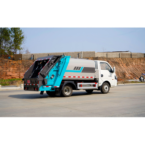 Camion à ordures électrique à compression de 5,3 mètres cubes, moteur à batterie pure, commande manuelle électrique à distance, fabrication sur mesure - Product Image 6