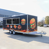 Chammp Mobile Kitchen Foodtrailer Remorque de Restauration Entièrement Équipée pour Café, Pizza, Tacos, Camion de Restauration avec Cuisine Complète