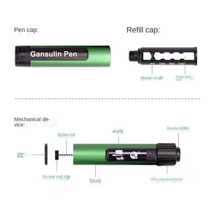 Bolígrafo de <span class=keywords><strong>Insulina</strong></span> Metálico Reutilizable para <span class=keywords><strong>Tratamiento</strong></span> Médico, con Dosis de Alta Precisión y Carcasa Metálica, Venta al Por Mayor - Product Image 5
