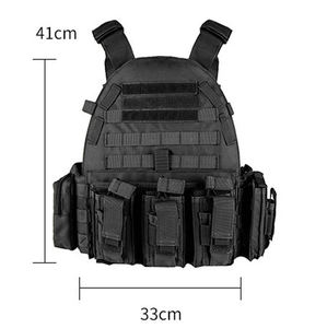 Gilet Tattico Regolabile Impermeabile da Uomo, Gilet Mimetico con Tasche Portacaricatori - Product Image 3
