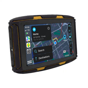 Navigation moto 5 pouces sans fil CarPlay Android Auto Hicar CarLife Écran résistif étanche Double BT Support réglable - Product Image 2