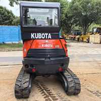 Mini-excavatrice hydraulique Kubota U27 d'occasion, 2,7 tonnes, faible nombre d'heures, lame de bulldozer, godet de 0,06 m³, idéale pour espaces restreints, moteur, pompe, construction