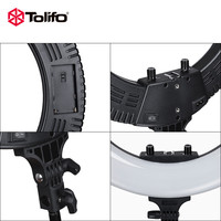 Anneau lumineux LED bicolore Tolifo 25W 18 pouces pour selfie, diffusion en direct, vidéos YouTube, maquilleur