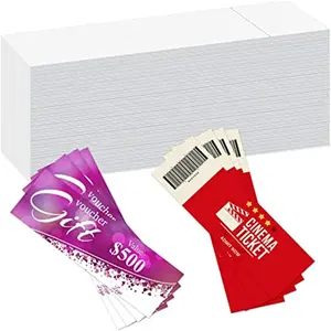 บัตรผ่านขึ้นเครื่องกระดาษความร้อนตัวอย่าง OEM