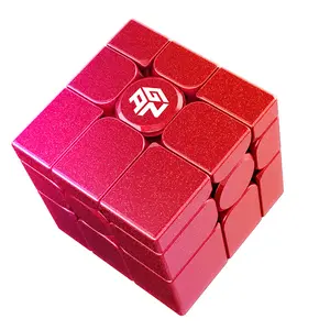 Gan Espelho M 3x3 Cubo Mágico Magnético Roxo Gan Espelho Cubo UV 3*3 Quebra-cabeças Profissional Magnético Cubo Mágico Jogos Brinquedos para Crianças