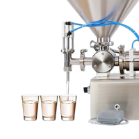 Machine de remplissage de liquides semi-automatique pneumatique à une buse pour fluides à haute viscosité, distributeur de liquides, machine de remplissage de pâte, de confiture, de sauce, de miel