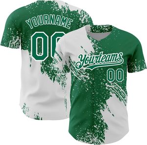 Camiseta de béisbol de manga corta de Hip Hop para hombre, camisas informales con botones, uniforme deportivo de equipo activo de manga corta, moda personalizada - Product Image 1