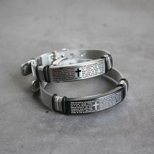 Hot Selling Men's Stainless Steel <strong>Mesh</strong> Adjustable <strong>Bracelet</strong>, Men's Fashion Gifts, Can Customize Names, Logos, Phrases, - Product Image 1