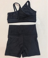 Tops Deportivos Cortos para Niñas, Shorts de Ciclismo, Tops de Ballet, Danza y Yoga