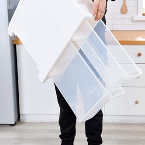 Chariot de rangement multifonctionnel pour le salon Armoire de rangement en plastique pour chambre à coucher Jouets Cuisine Rangement polyvalent pour vêtements - Product Image 4