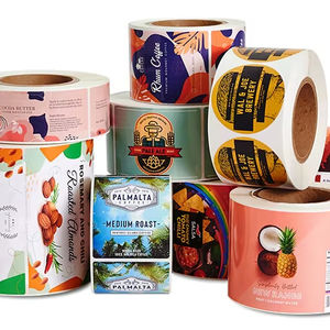 Stiker <span class=keywords><strong>Label</strong></span> Gulung Kustom <span class=keywords><strong>Label</strong></span> Pribadi Dekal yang Dapat Disesuaikan Dengan Logo Teks Nama Gambar Foto Stiker <span class=keywords><strong>Label</strong></span> Gulung - Product Image 1