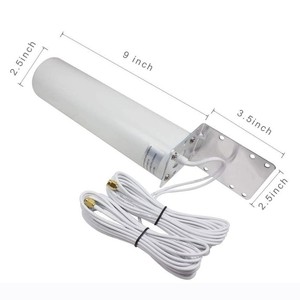 Tùy chỉnh 3G 4G LTE GSM dài phạm vi ngoài trời bên ngoài không dây Omni tăng cao 10dBi MIMO <span class=keywords><strong>Antenna</strong></span> cho điện thoại di động IOT - Product Image 1