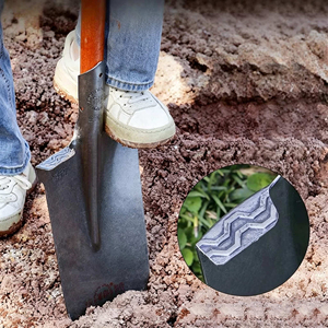 <span class=keywords><strong>Pelle</strong></span> à pointe en acier au manganèse pour l'agriculture extérieure, manche en bois, pour creuser des arbres, orange/argent, 1,2 m/1,4 m - Product Image 5