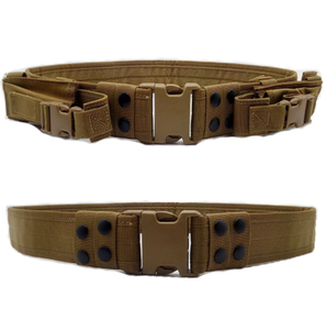 เข็มขัดผ้าใบยุทธวิธีสำหรับสนามรบ DFWB06 พร้อมตะเข็บเย็บและกระเป๋า - Product Image 2