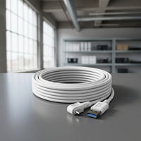 [C Direct Usine] Câble VR Link 16FT 5Gbps pour Meta Quest 3/3S, charge et jeu, USB 3.0 AOC, triple blindage, PC VR SteamVR
