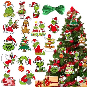 Adornos Colgantes para Árbol de Navidad en Oferta, Adornos Colgantes con Temática Glitch para Fiestas, Regalos Colgantes - Product Image 5