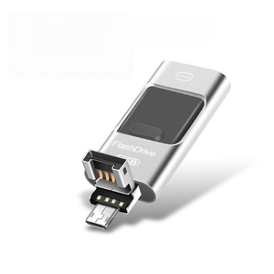 แฟลชไดรฟ์ขนาด16GB <span class=keywords><strong>32GB</strong></span> 64GB แฟลชไดรฟ์ OTG USB 3 in 1 3.0 USB - Product Image 1
