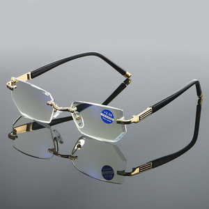 <span class=keywords><strong>Gafas</strong></span> <span class=keywords><strong>de</strong></span> Lectura sin Montura <span class=keywords><strong>de</strong></span> <span class=keywords><strong>Diseño</strong></span> 2025 con Protección Contra la Luz Azul para Hombres con <span class=keywords><strong>Presbicia</strong></span> - Product Image 1