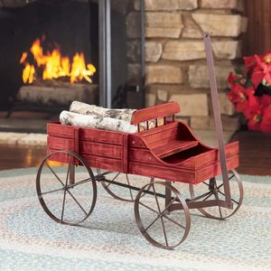 Trong nhà ngoài trời trang trí toa xe xe cút kít trồng gỗ amish Wagon sân sau trồng - Product Image 3