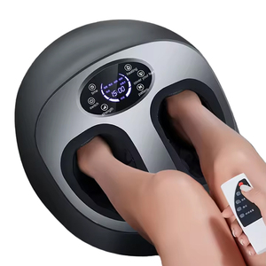 Masaje de pies Spa Rodillo eléctrico Vibrador Shiatsu Amasado Tejido profundo <span class=keywords><strong>Relax</strong></span> Pie y pantorrilla Baño Masajeador para circulación