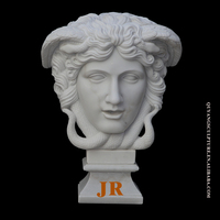 Buste de femme en marbre sculpté à la main, classique, célèbre, en pierre, statue de Diana
