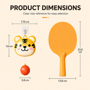 Entraîneur de tennis de table portable et durable pour enfants, écologique, à suspendre, pour l'intérieur, jouet de <span class=keywords><strong>ping</strong></span>-<span class=keywords><strong>pong</strong></span> parent-enfant, couleur et <span class=keywords><strong>logo</strong></span> personnalisables - Product Image 2